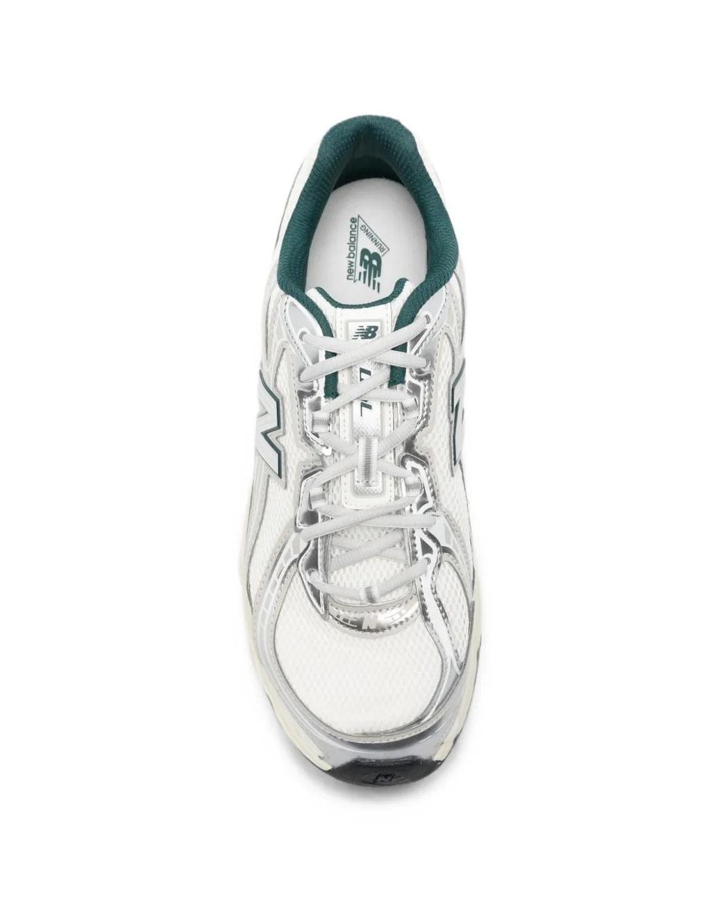 New Balance White 740 Mesh Sneakers