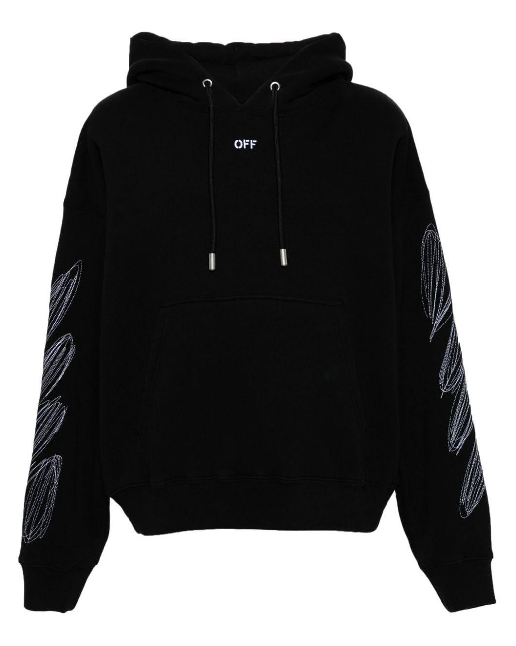 【Off White】STITCH DIAGS SKATE HOODIE★関税送料込み Off-White Wiz Patch Skate Hoodie | Black | FARFETCH ID