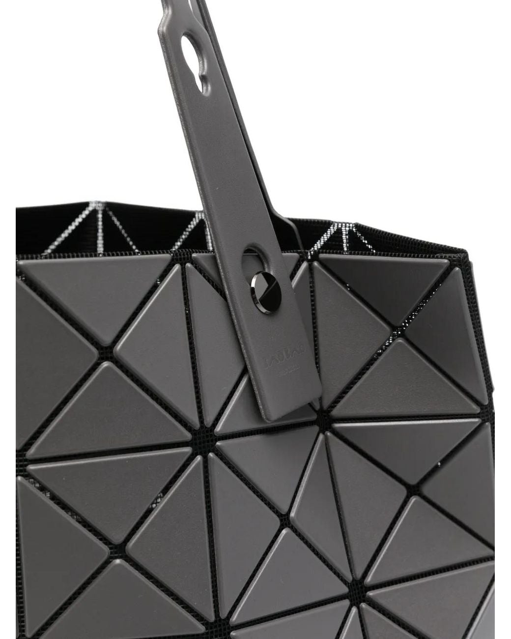 Issey Miyake Black Lucent Geometric Tote Bag