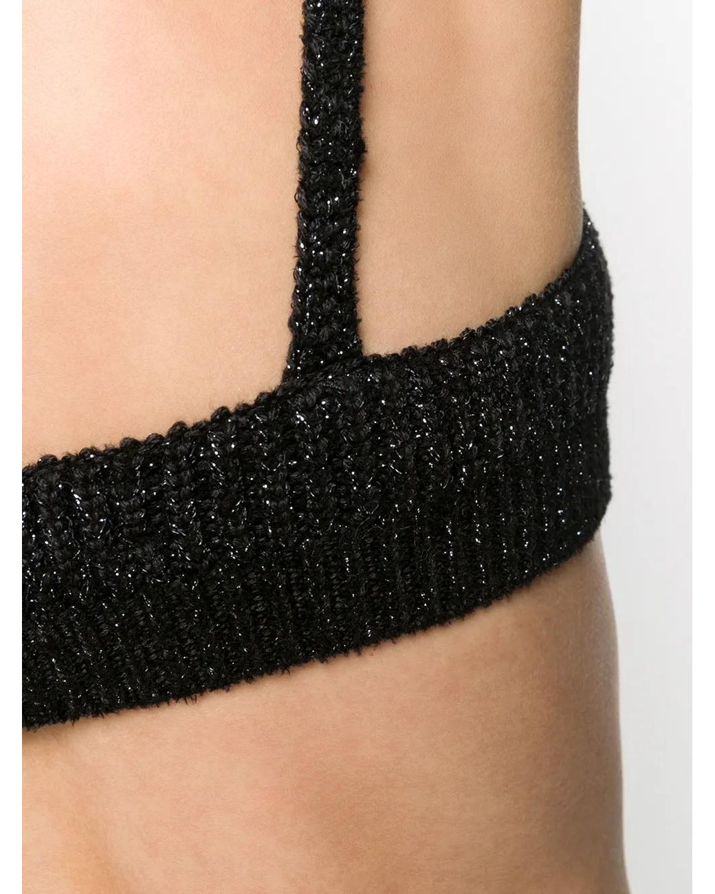 Alanui Black Cropped-Stricktop