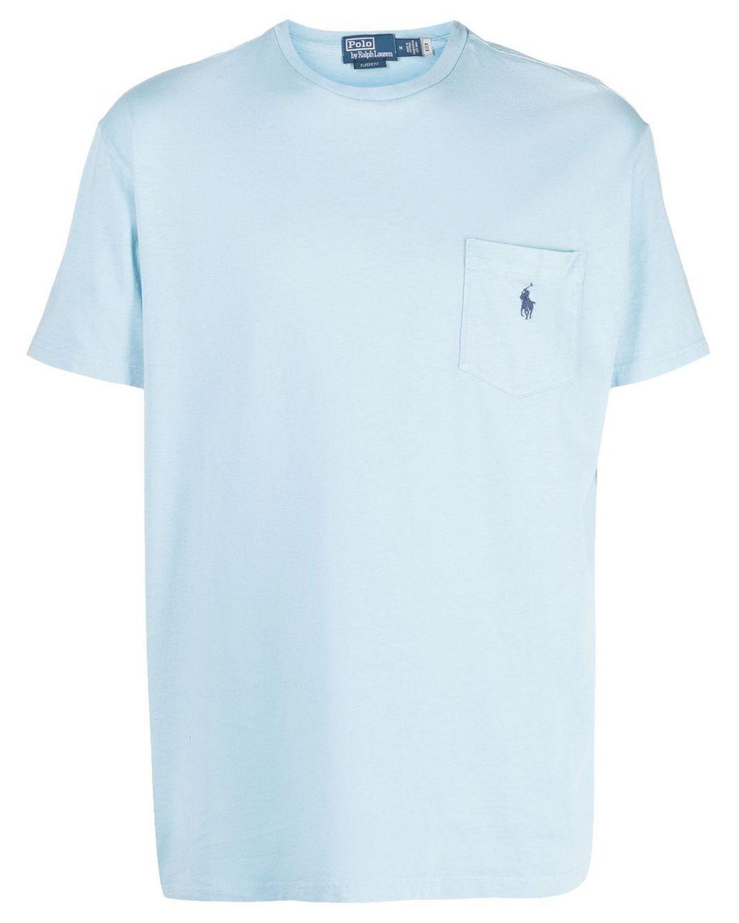 T-shirt con taschino da Uomo di Polo Ralph Lauren in Blu | Lyst