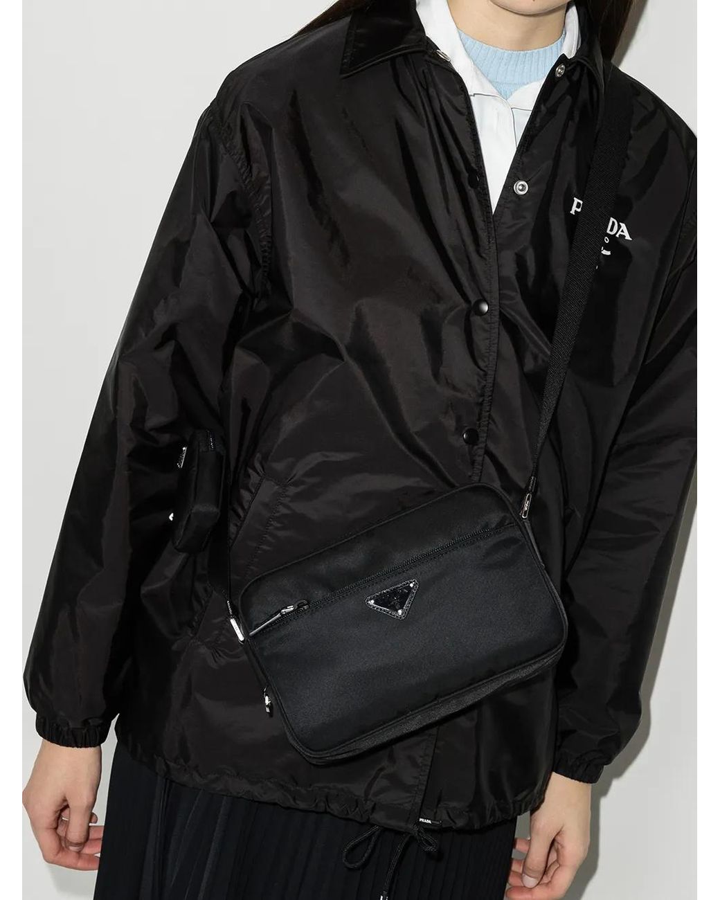 Prada Black Re-Nylon Shoulder Bag