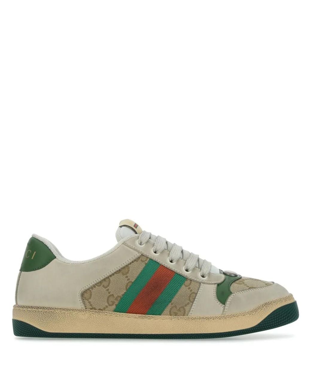 Gucci Green Screener Gg Sneakers for men