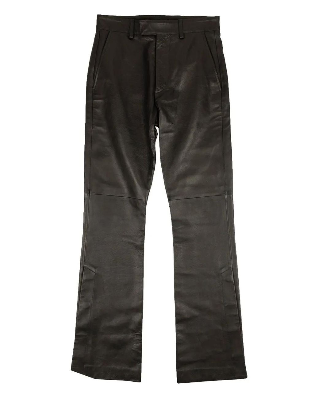Amiri Black Leather Trousers for men