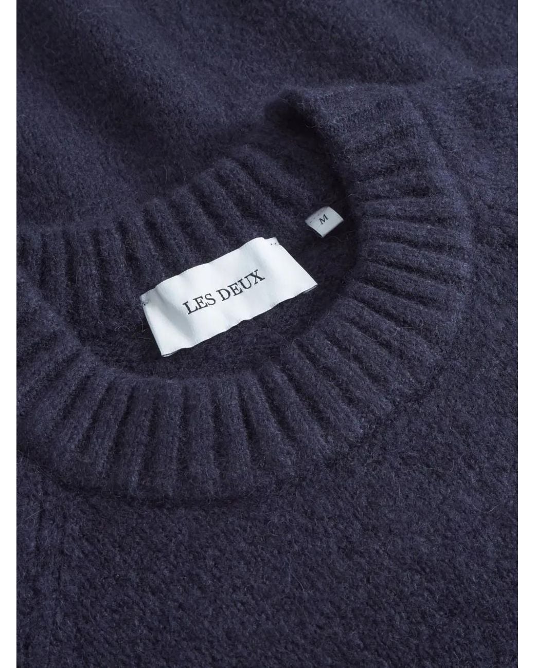Les Deux Blue Gilbert Raglan-Sleeve Crewneck Sweater for men