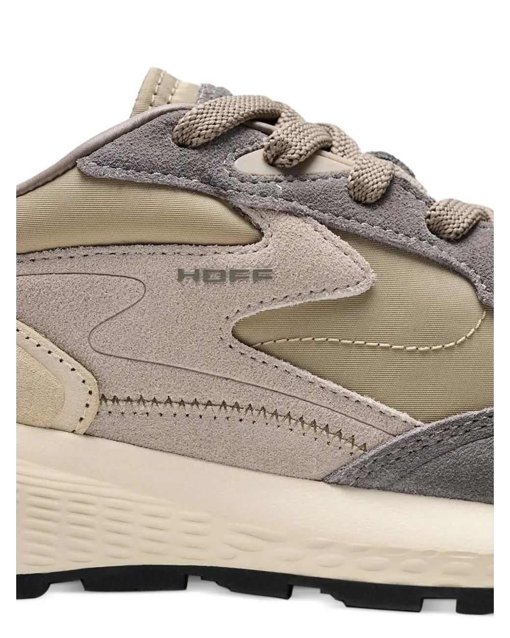 HOFF White City Panelled Lace-Up Sneakers for men