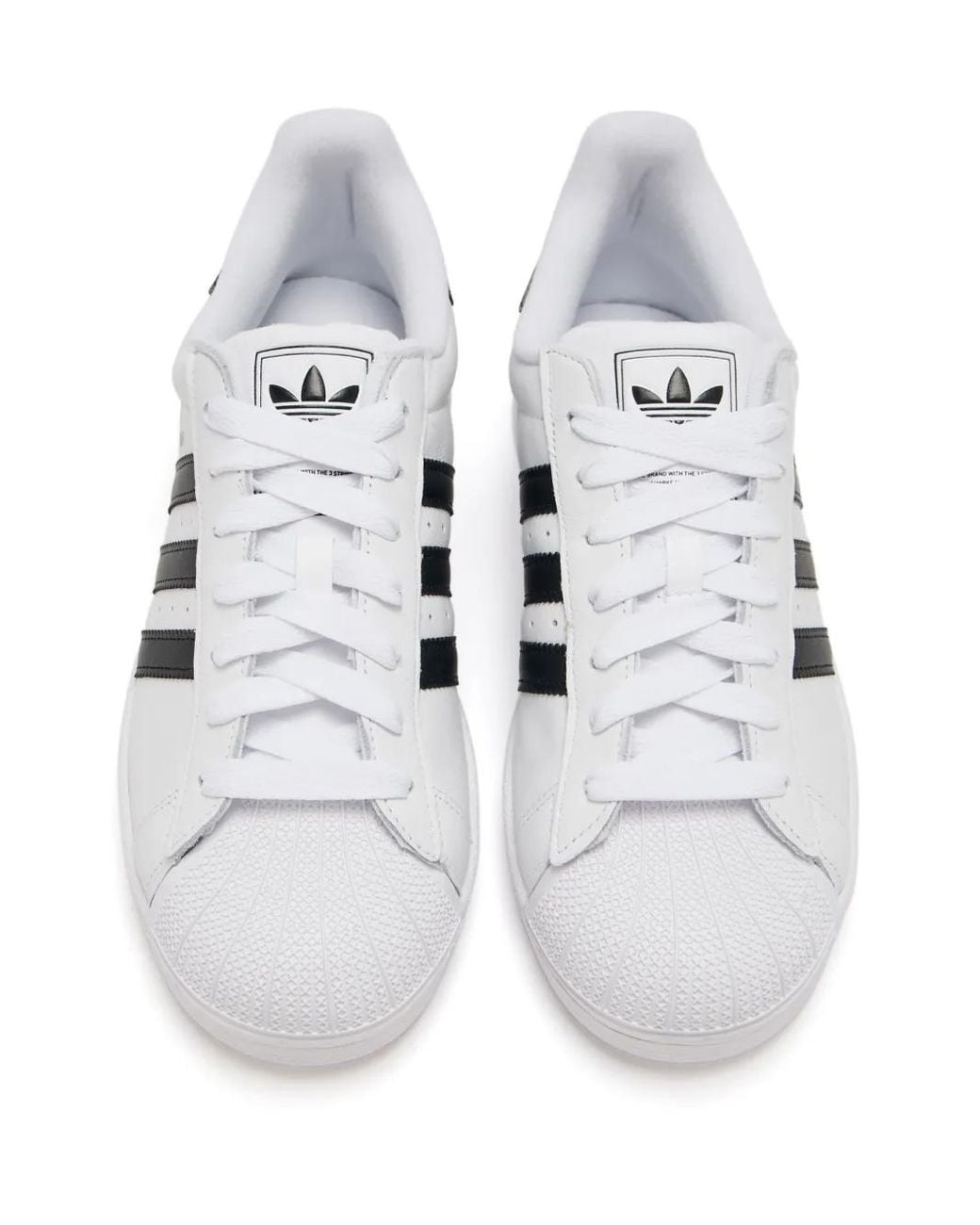 Adidas White Superstar Ii Leather Sneakers