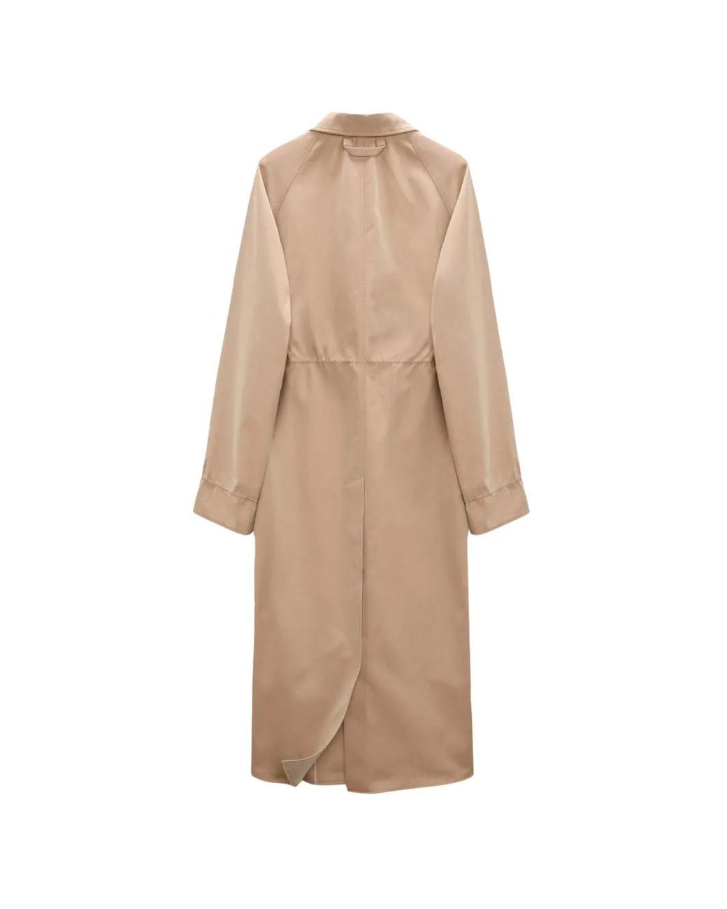 Dorothee Schumacher Natural Single-Breasted Trench Coat