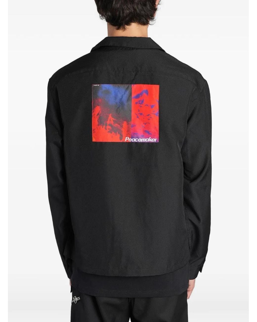 Peacemaker Oamc Black Graphic-Print Shirt for men