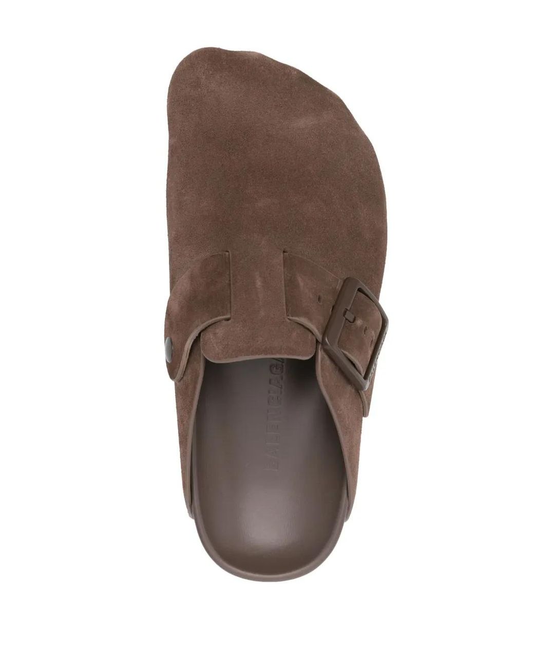 Balenciaga Brown Sunday Suede Mules for men