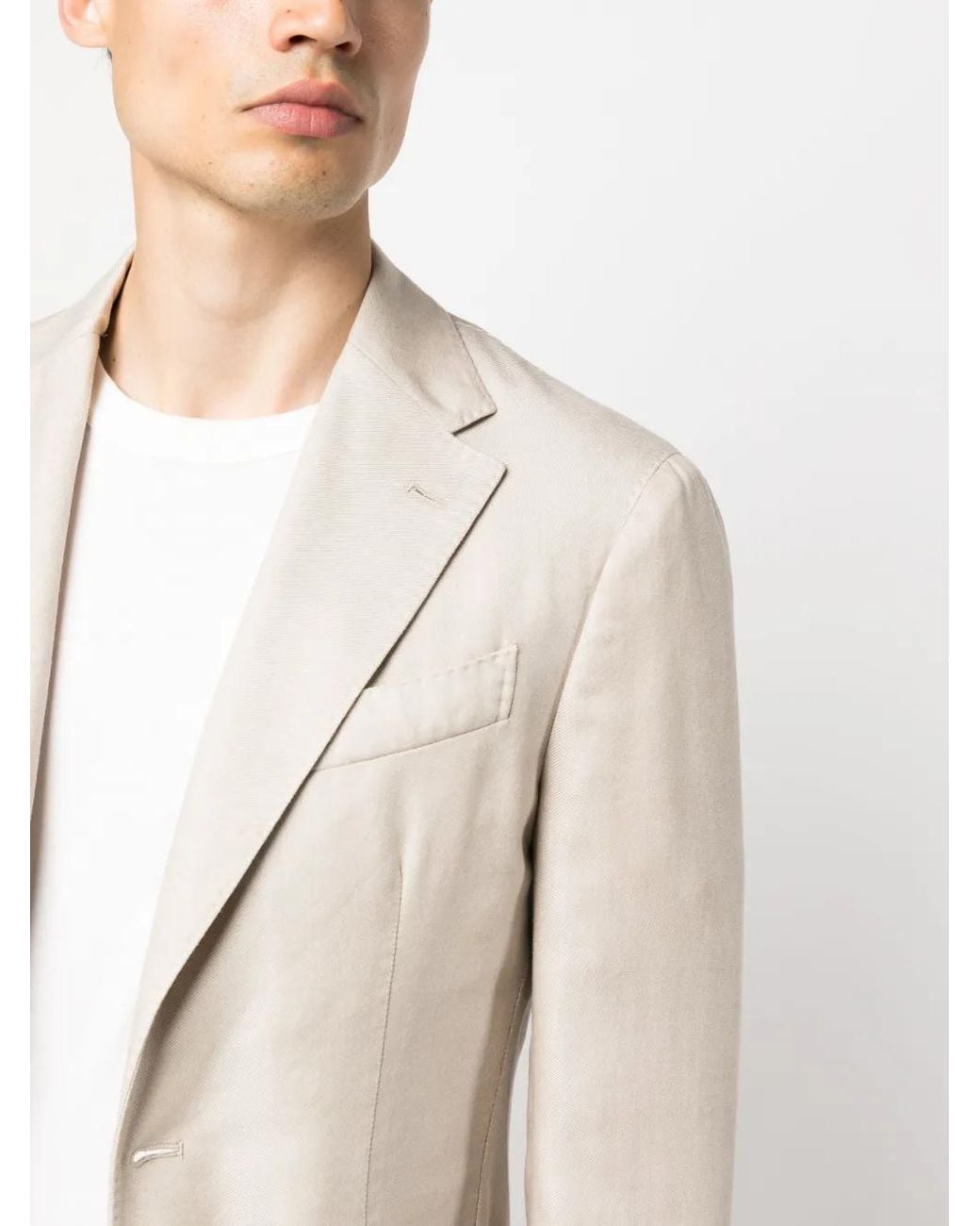 Blazer Con Botones Lardini de hombre de color Natural