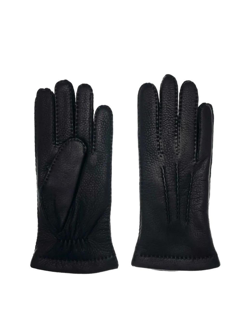 Restelli Black 148 Handschuhe Aus Leder