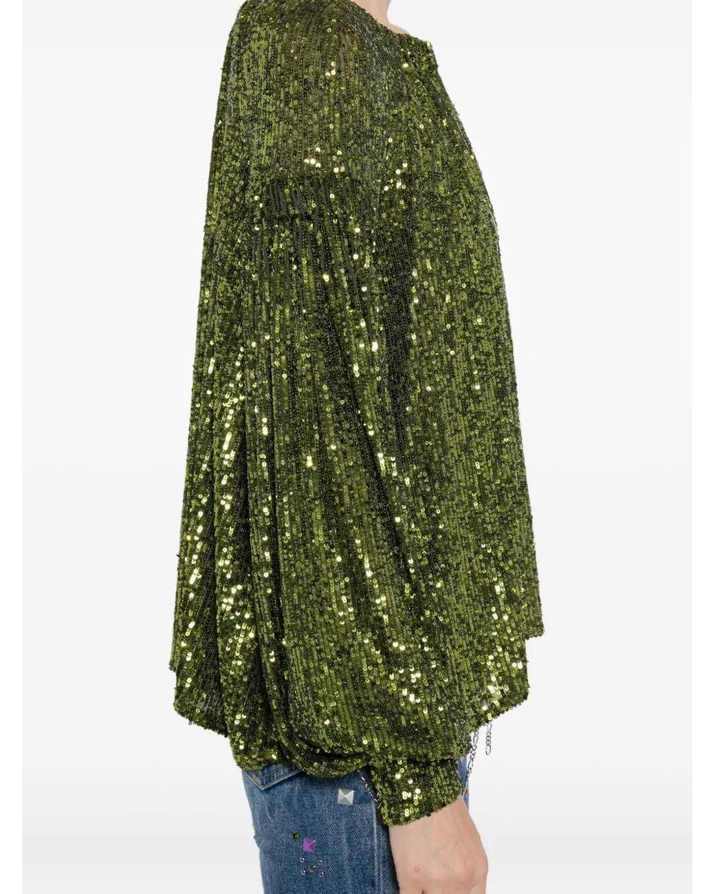 Rabanne Haut Top in het Green