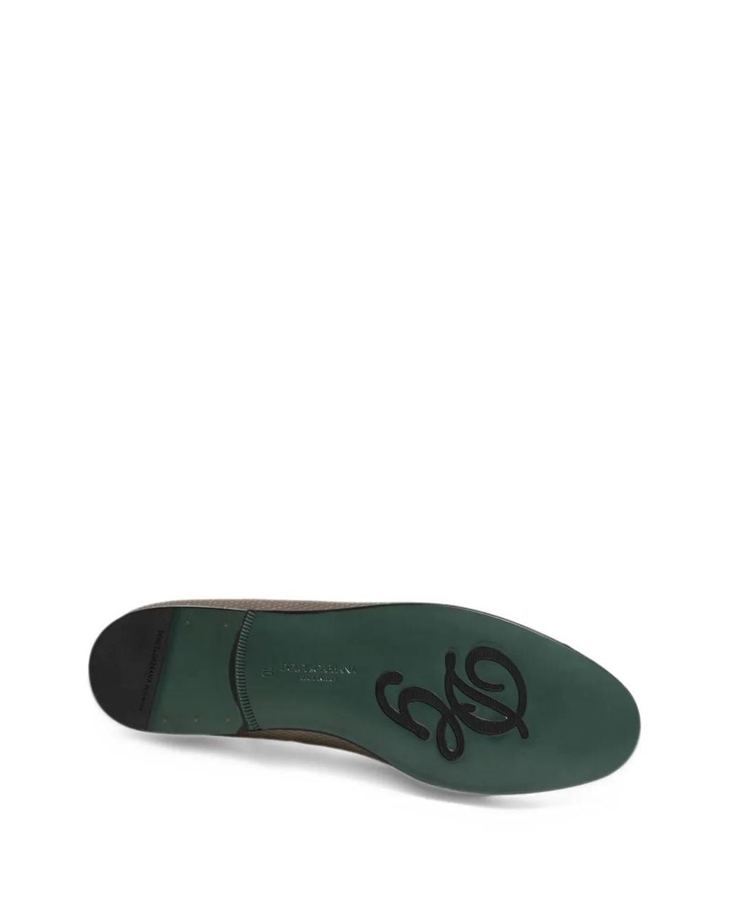 Dolce & Gabbana White Snakeskin-Effect Leather Loafers for men