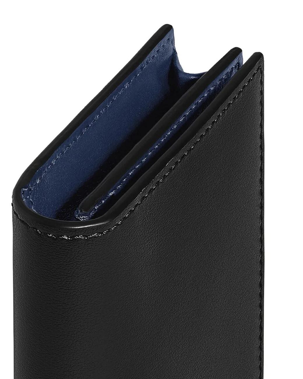 Montblanc Black Leather Card Holder for men