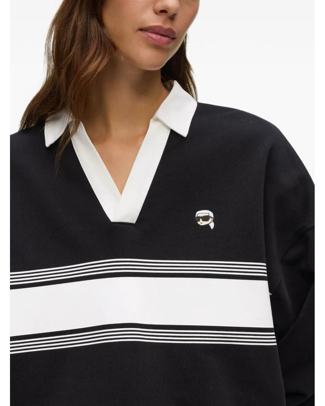 Karl Lagerfeld Black Ikon Sweatshirt