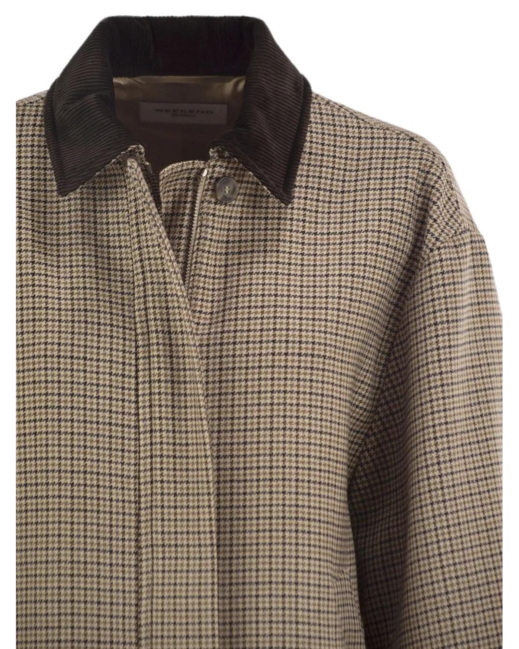 Weekend by Maxmara Wollen Jack in het Brown