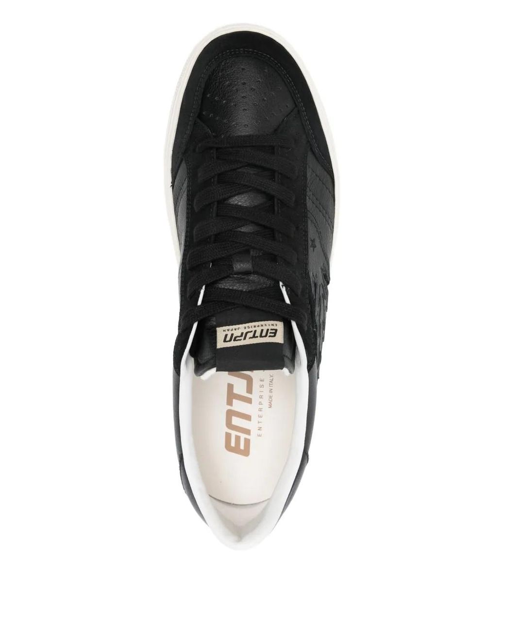 ENTERPRISE JAPAN Black Jupiter Rocket 1 Sneakers for men