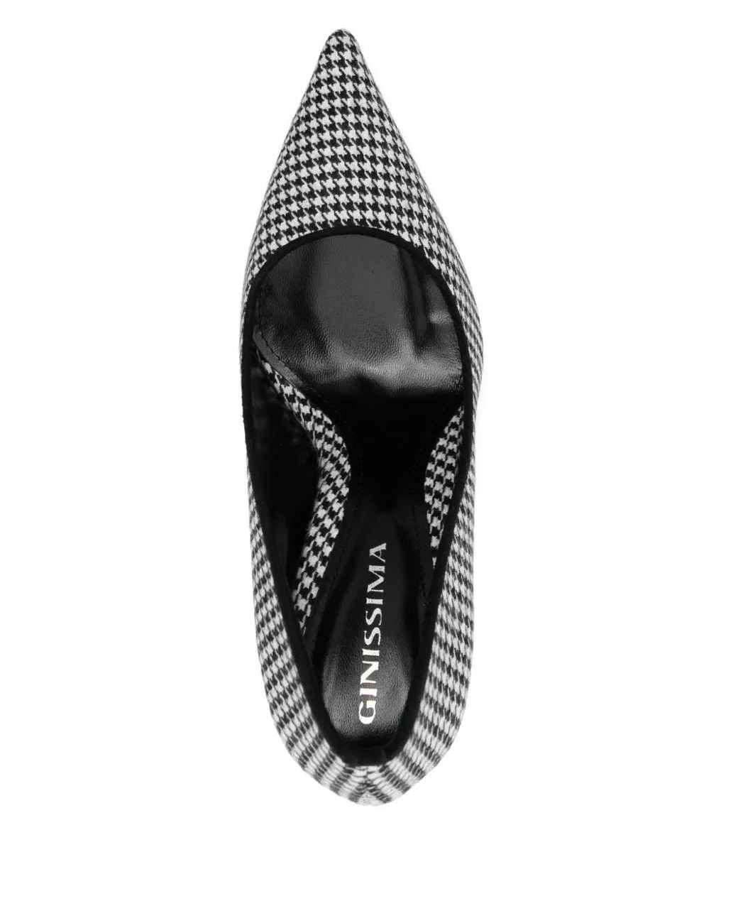 Ginissima Metallic Pumps Mit Hahnentrittmuster 85Mm