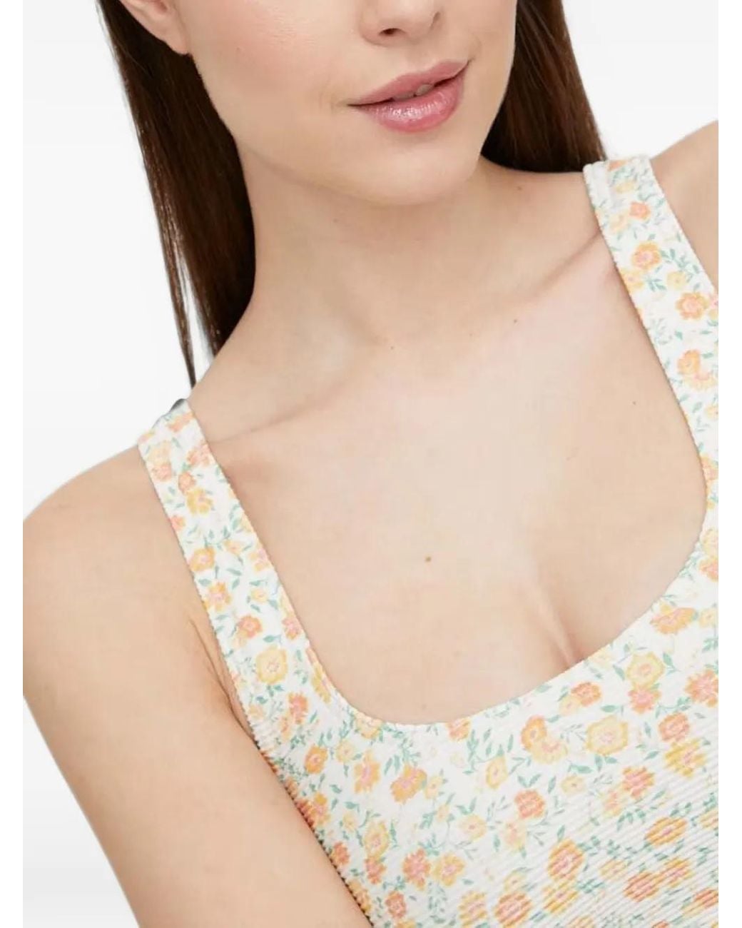 Billabong Natural Aint She Sweet Tanlines Bikini Top