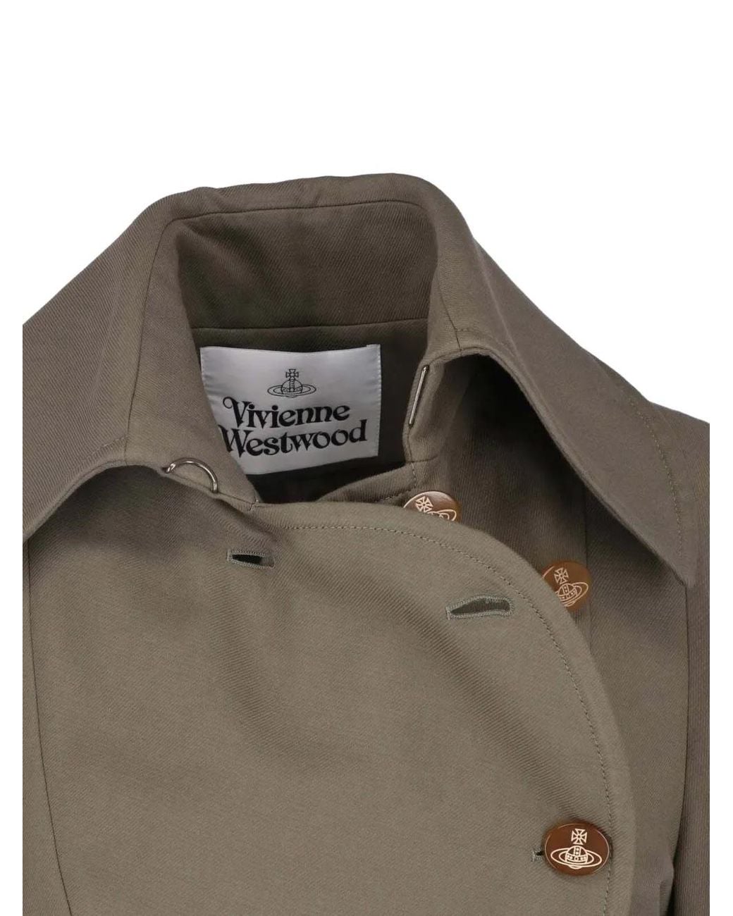 Vivienne Westwood Natural Gale Puff-Sleeve Button-Up Jacket