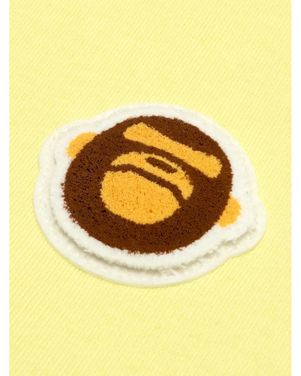 Aape By A Bathing Ape Yellow Logo-Patch Sweatshirt for men