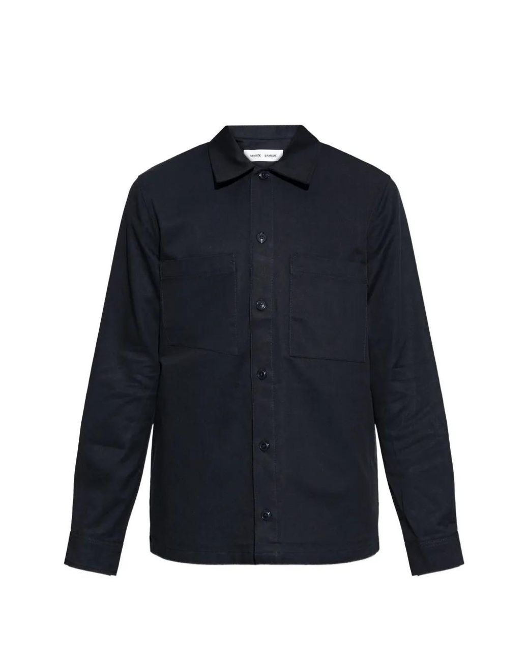 Samsøe & Samsøe Sataka Shirtjack Met Knopen in het Blue voor heren