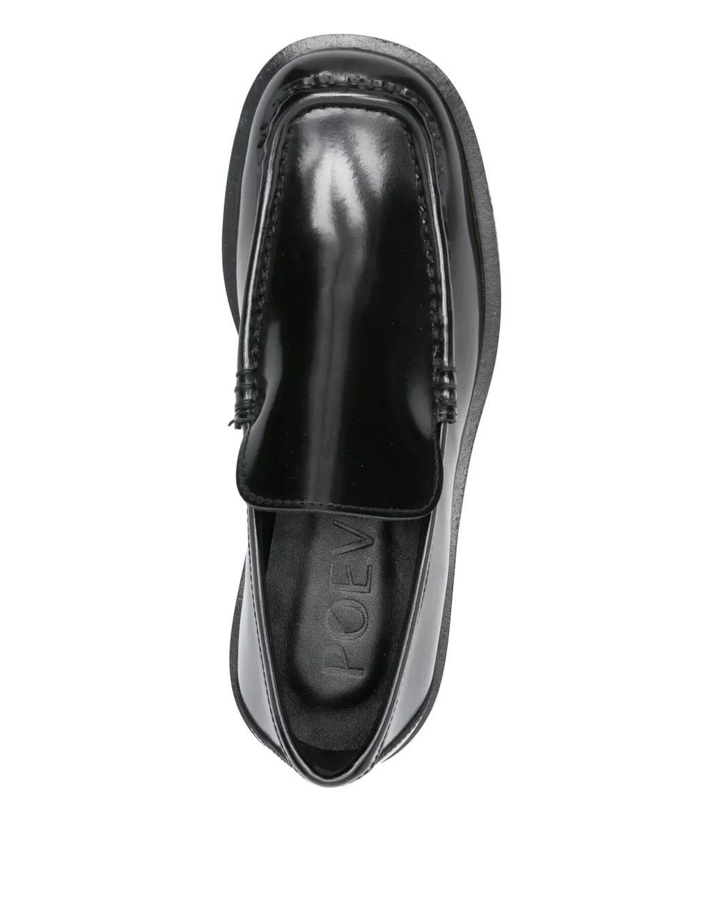 Poeve Black Leather Loafers