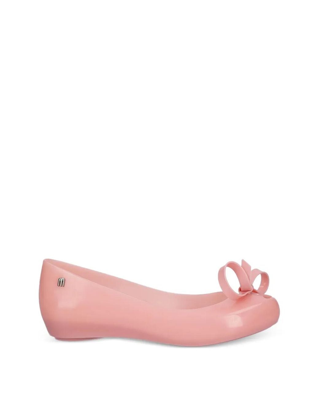 Melissa Pink Ballerines À Détail De Nœud