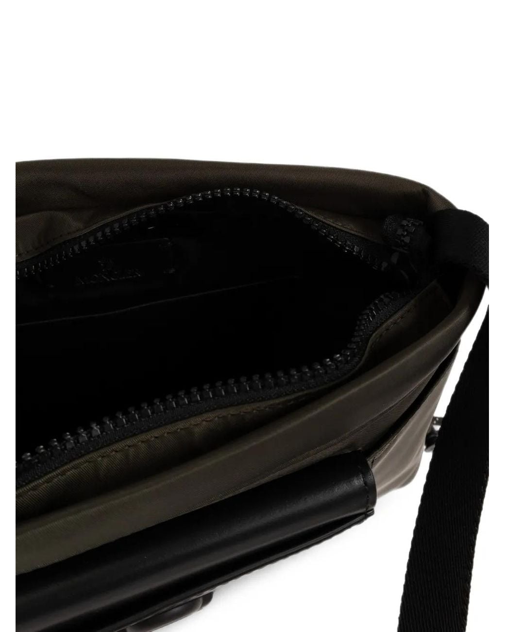 Moncler Black Kenton Drill Crossbody Bag for men