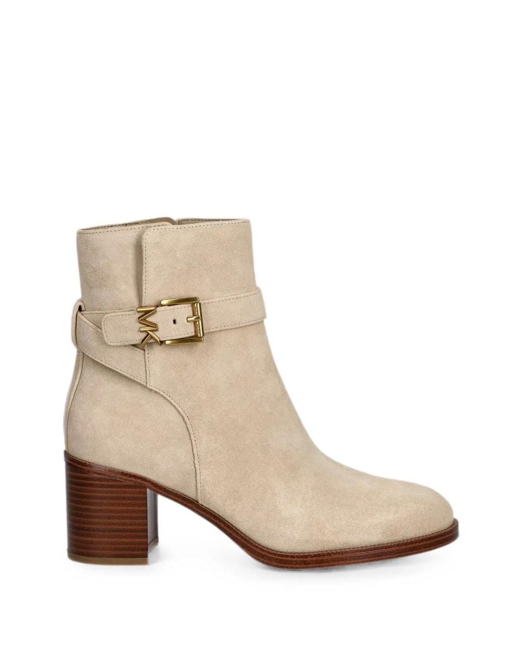 MICHAEL Michael Kors Natural Bottines Rachel En Daim À Boucle