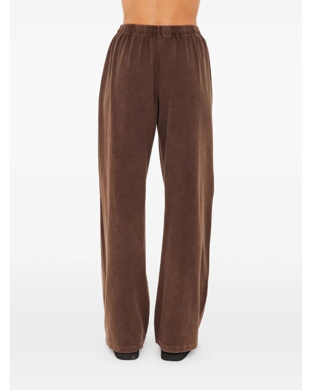 The Upside Brown Soho Tokio Wide-Leg Track Pants