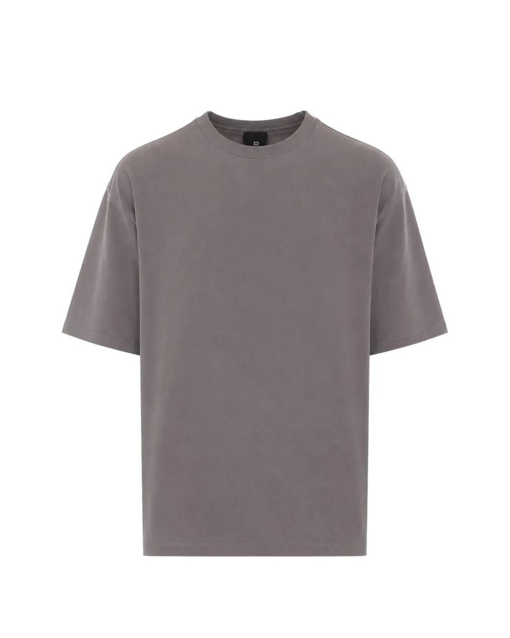 Thom Krom Gray Crew-Neck T-Shirt for men