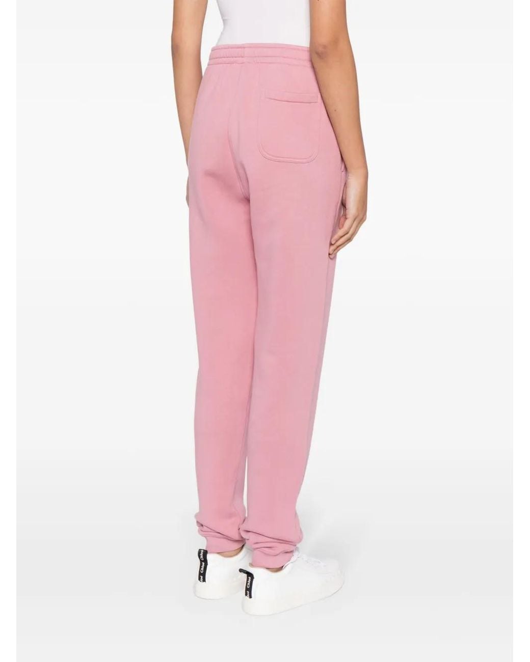 Maison Kitsuné Bold Fox Head Trainingsbroek in het Pink