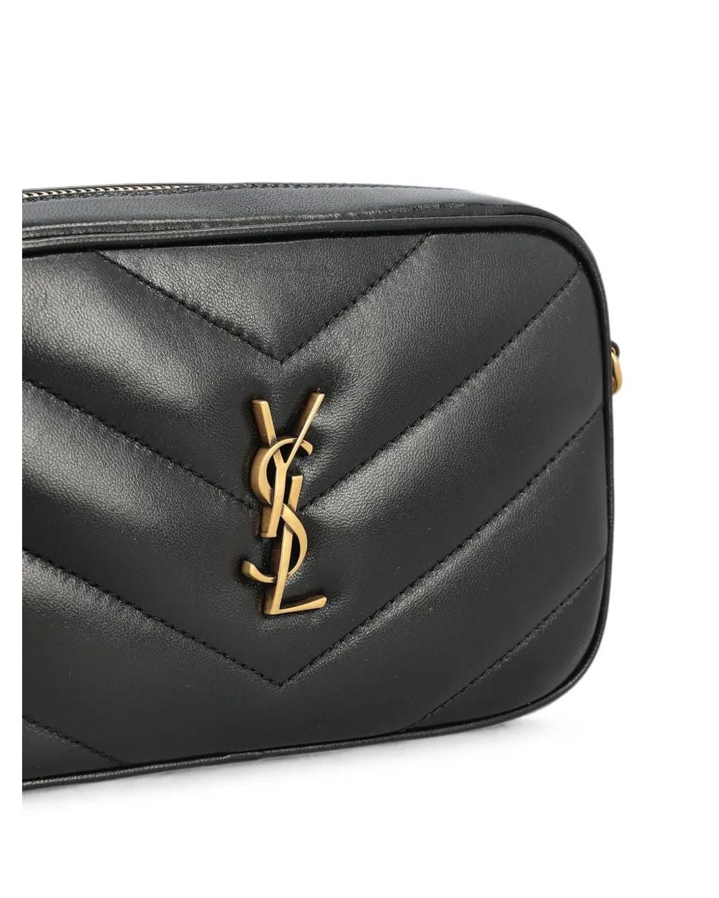Saint Laurent Black Loulou Mini Camera Bag