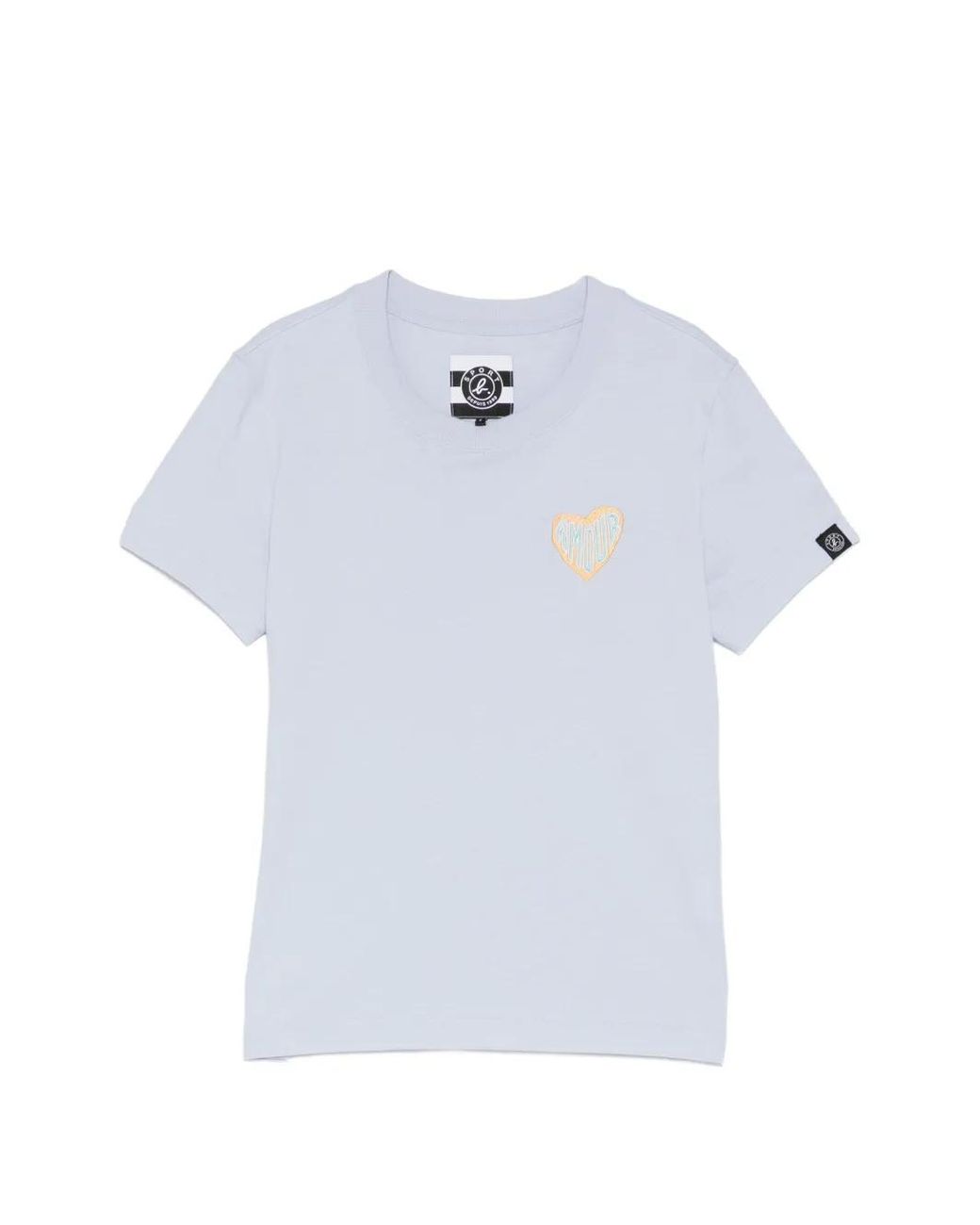 SPORT b. by agnès b. Blue Logo-Embroidered T-Shirt