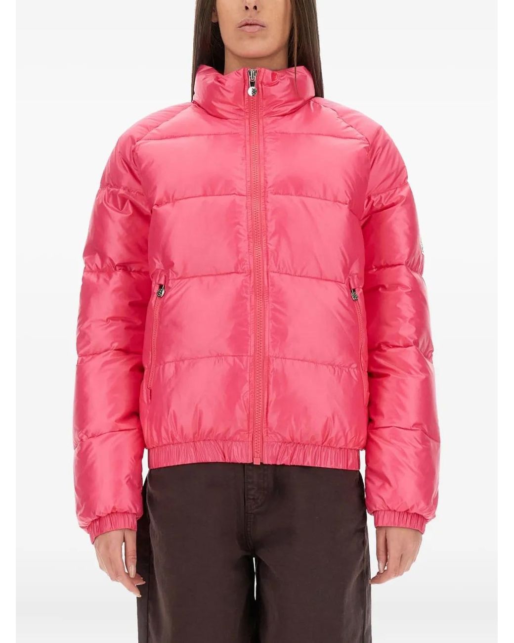 Pyrenex Pink Vintage Mythic Zip Quilted Jacket