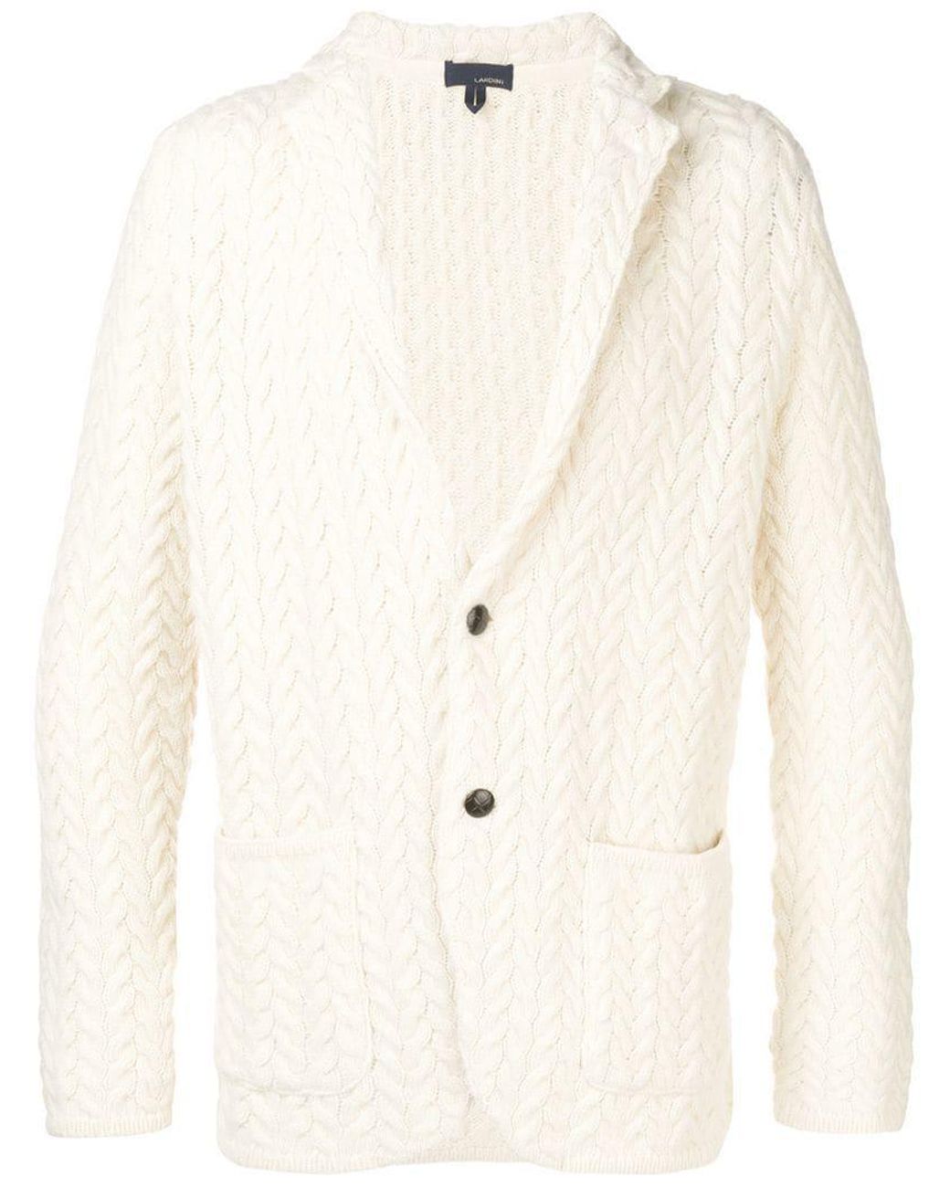 Lardini Wool Cable-knitted Blazer for 