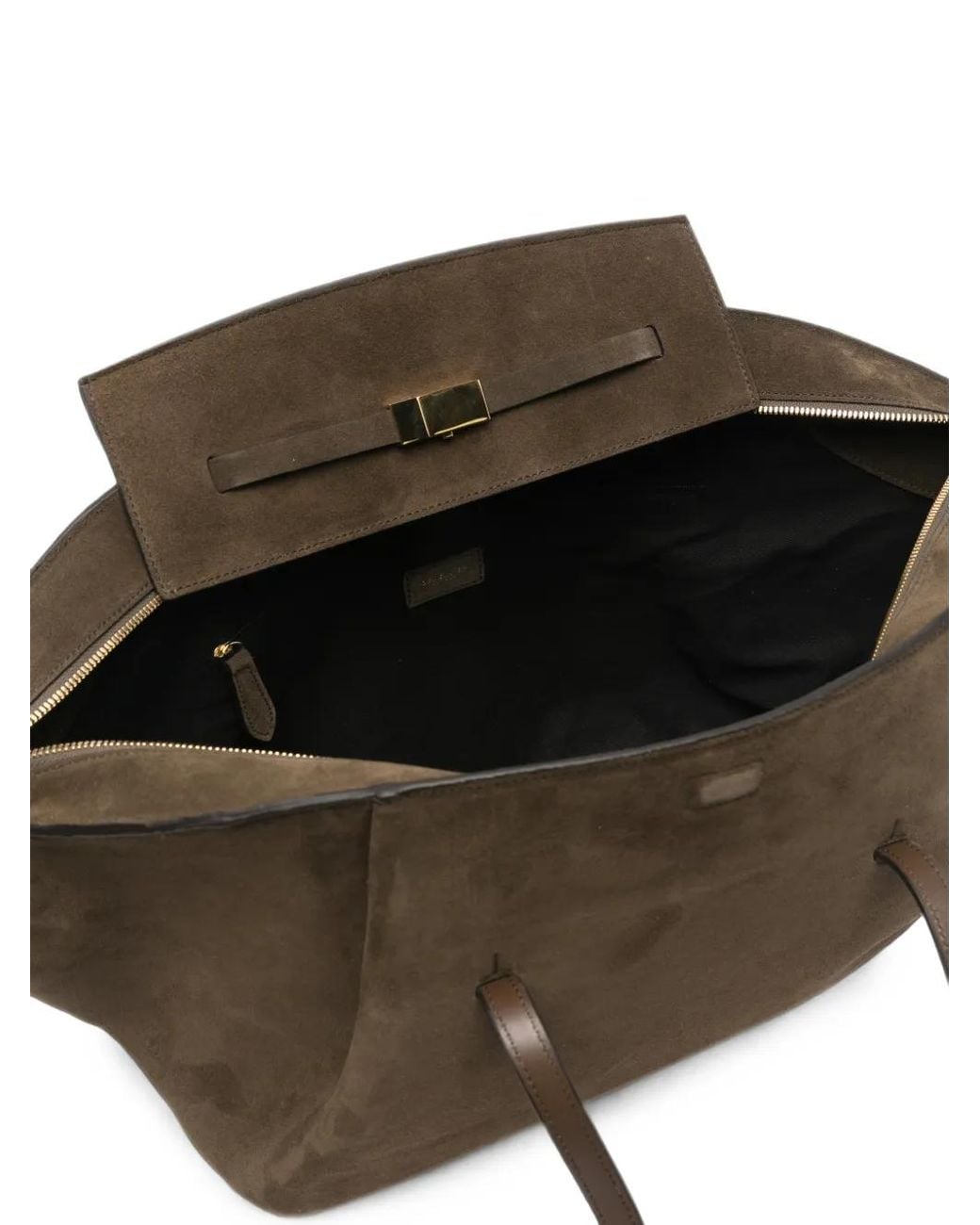 DeMellier London Black Brooklyn Suede Shoulder Bag