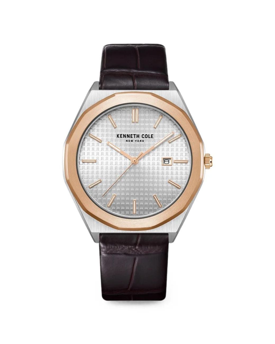 Kenneth Cole Gray Montre Date-Window Mm for men