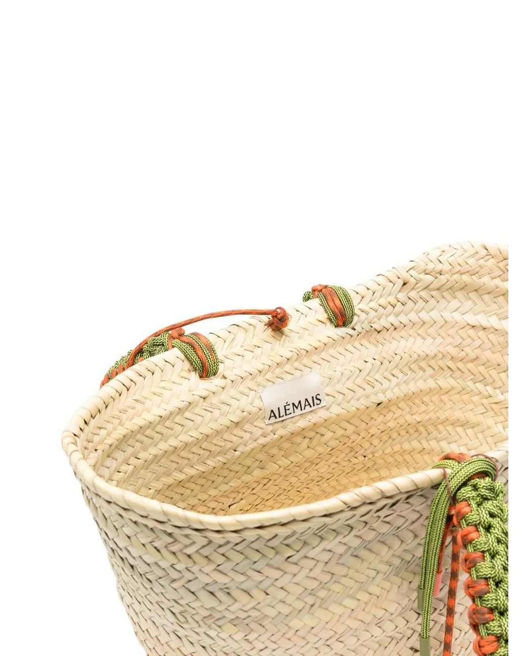 ALÉMAIS Natural Island Cove Maxi Macrame Basket