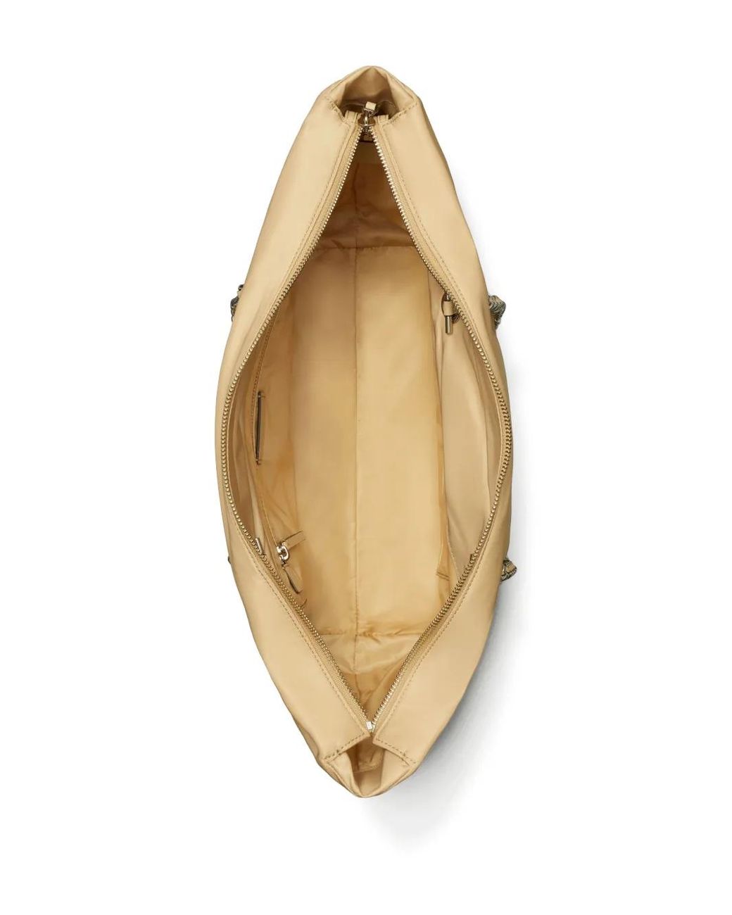 Tory Burch Natural "Ella" Chain Zip Tote