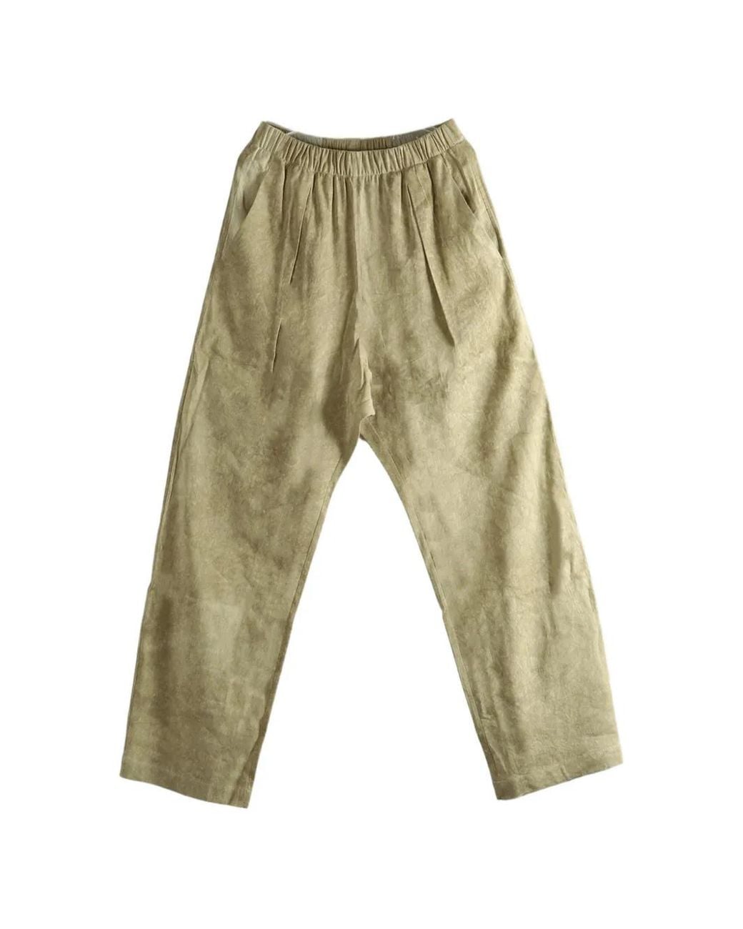 Cortana White Cassian Pleated Trousers