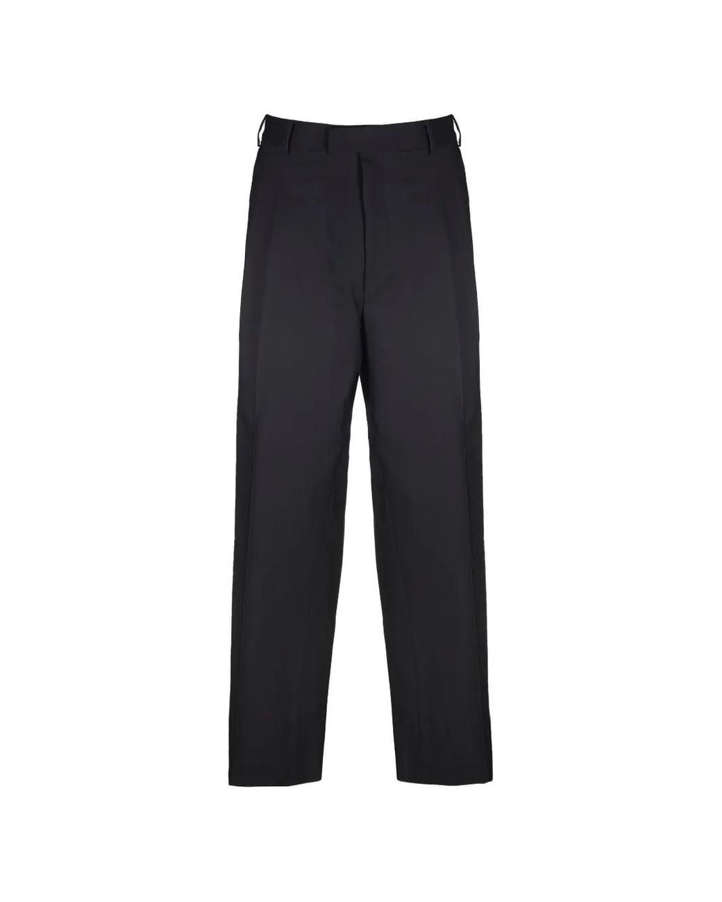 BE ABLE Blue Pleated Side-Buckle Trousers for men