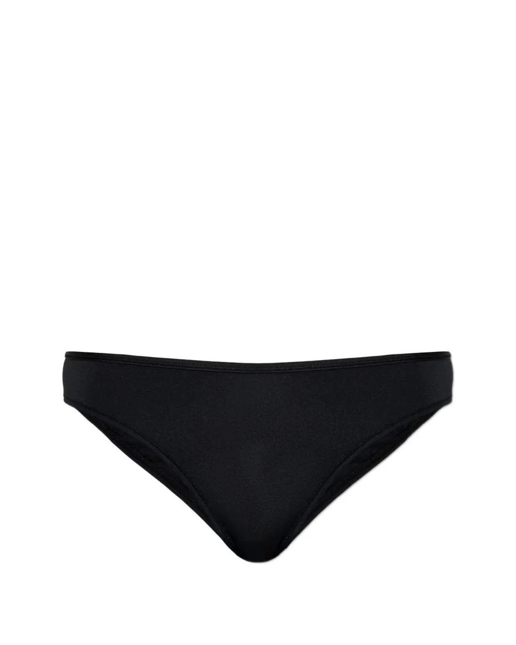 DIESEL Black Shirley-Utlt Logo-Plaque Bikini Bottoms