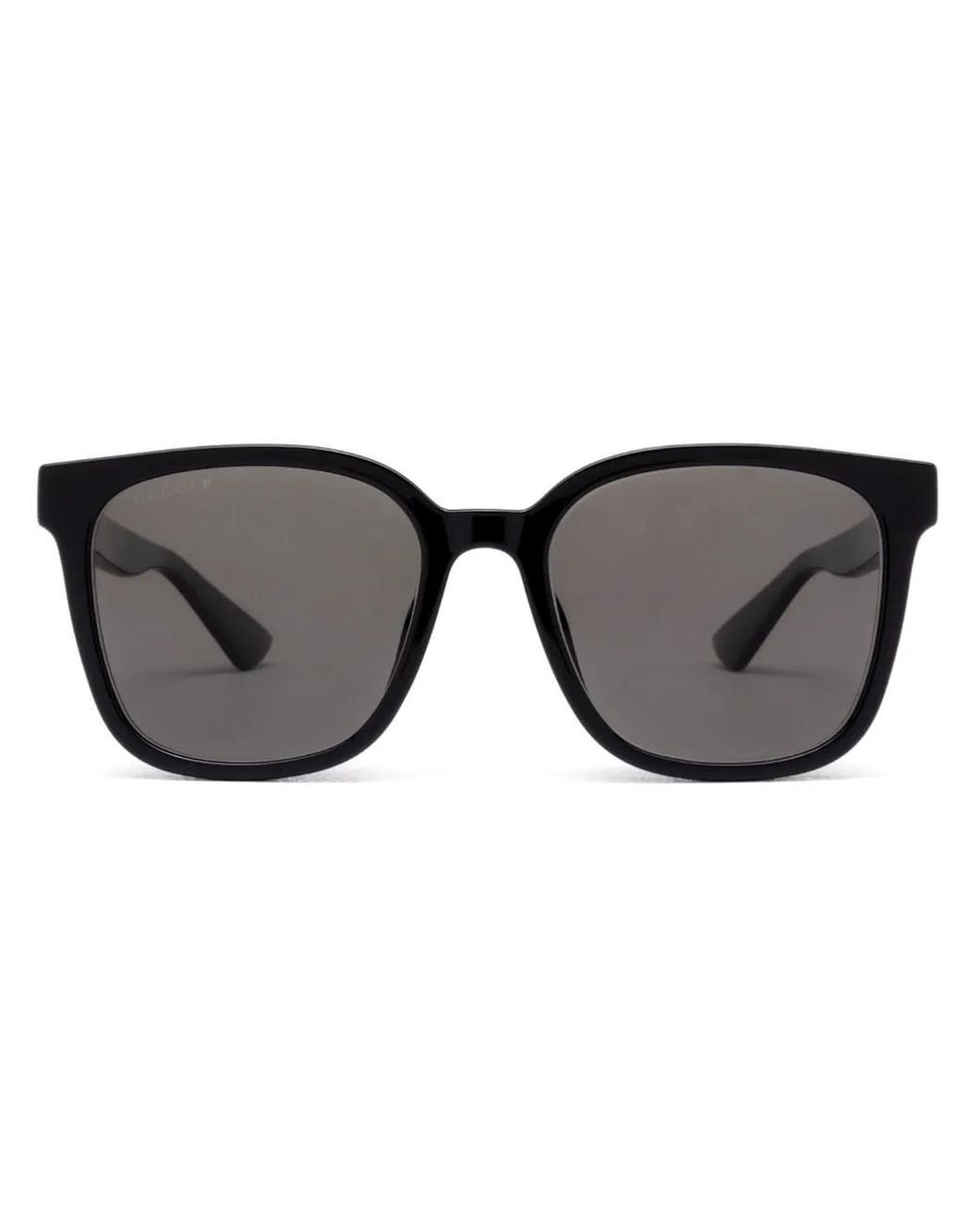 Gucci Black Square Frame Sunglasses for men