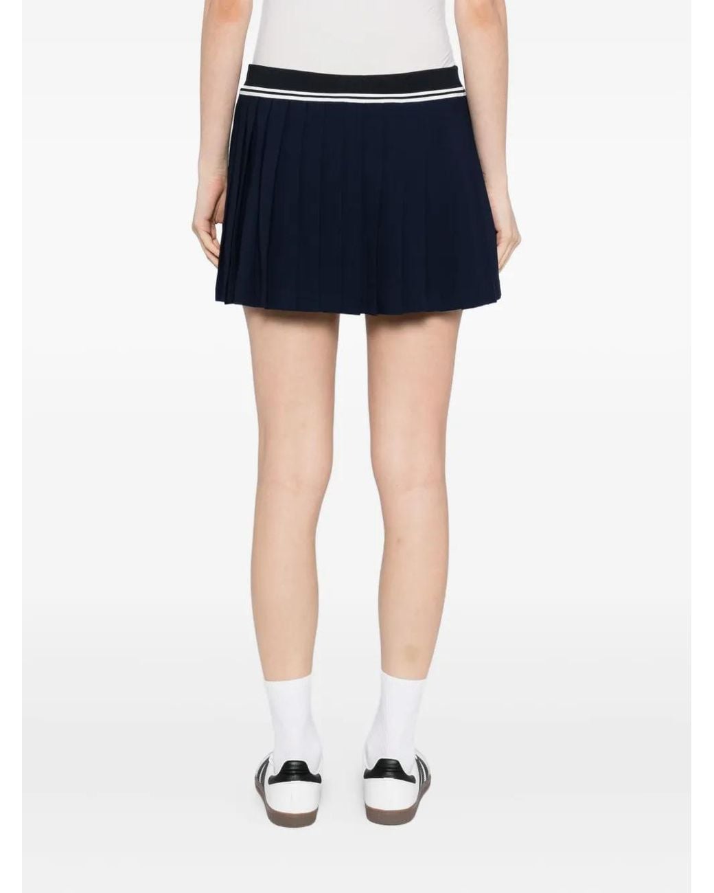 Sporty & Rich Blue Abigail Viscose Skirts
