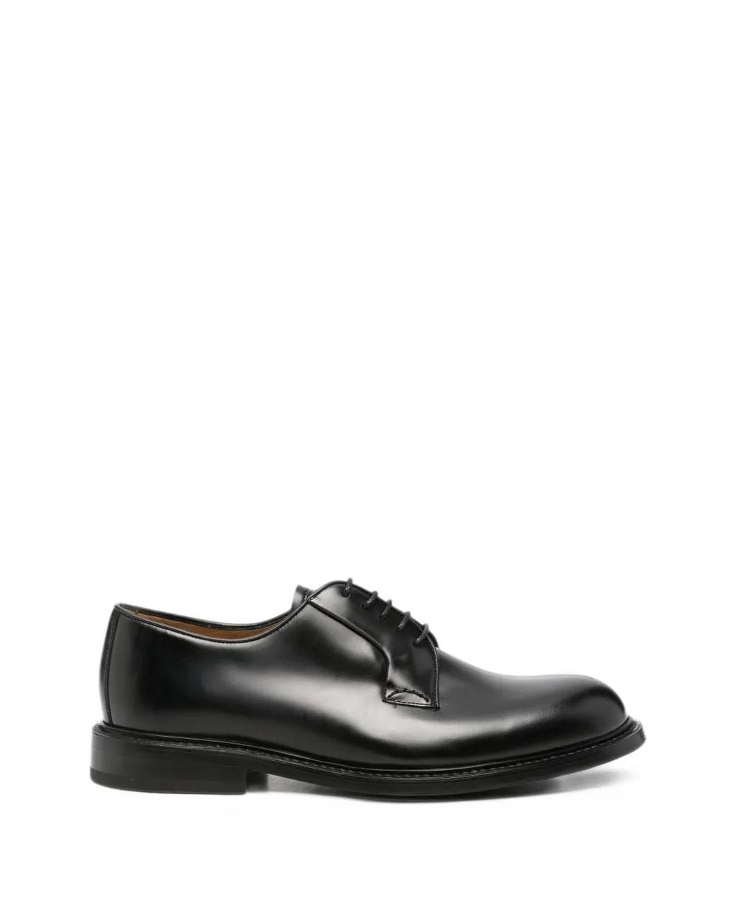 Neil Barrett Black Leather Derby Shoes for men