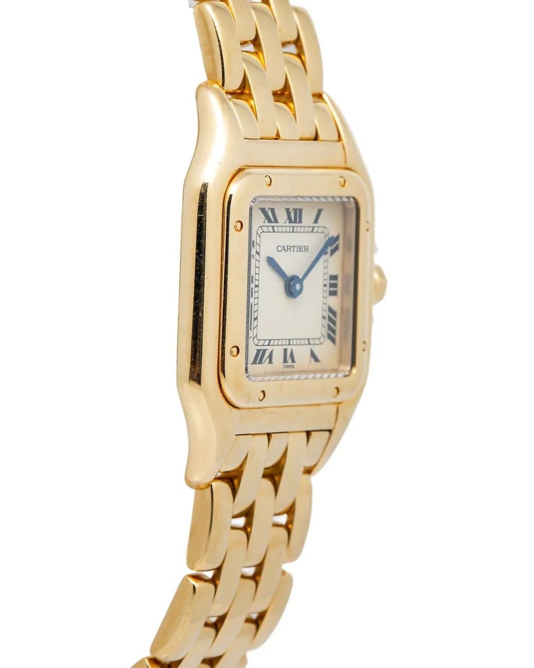 Cartier Metallic Panthere 22Mm Square Watch