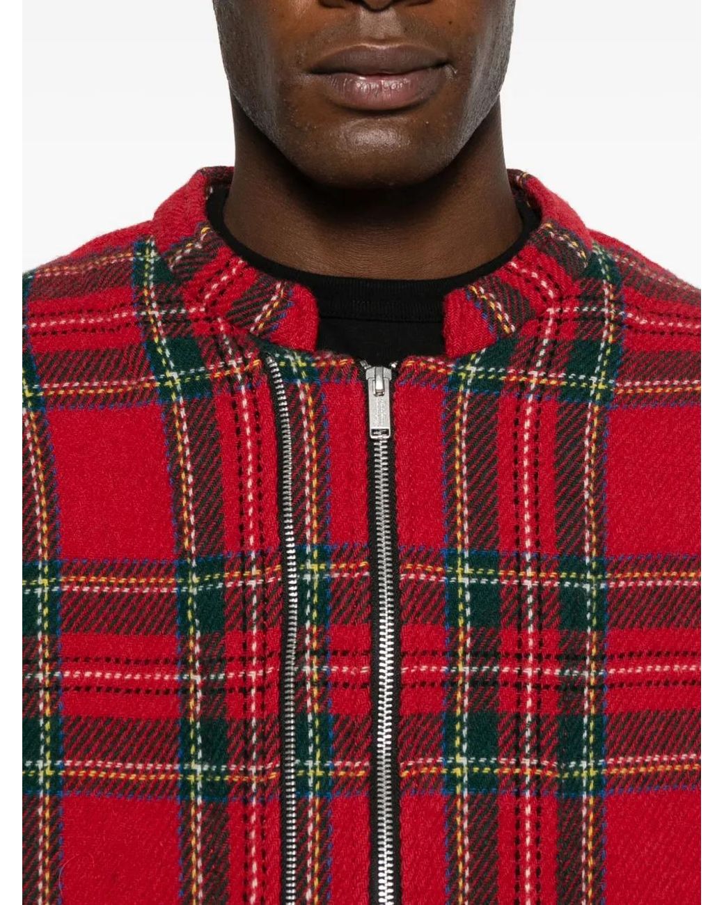 Undercover Red Plaid Jacket for men